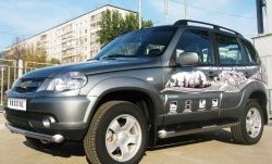 12 999 р. Одинарная защита переднего бампера Bertone диаметром 76 мм  Chevrolet Niva  2123 (2009-2020), Лада 2123 (Нива Шевроле) (2009-2021)  с доставкой в г. Тамбов. Увеличить фотографию 3