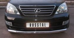 19 399 р. Одинарная защита переднего бампера Russtal 76 мм Lexus GX470 J120 дорестайлинг (2002-2007)  с доставкой в г. Тамбов. Увеличить фотографию 2