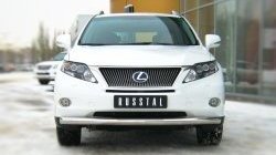 15 699 р. Одинарная защита переднего бампера Russtal диаметром 76 мм Lexus RX270 AL10 дорестайлинг (2010-2012)  с доставкой в г. Тамбов. Увеличить фотографию 2