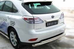 14 999 р. Защита заднего бампера (Ø76 и 42 мм, нержавейка) SLITKOFF  Lexus RX270  AL10 - RX450H  AL10  с доставкой в г. Тамбов. Увеличить фотографию 3