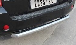 15 399 р. Защита заднего бампера (Ø76 мм, нержавейка) Russtal Nissan Pathfinder R51 дорестайлинг (2004-2007)  с доставкой в г. Тамбов. Увеличить фотографию 1