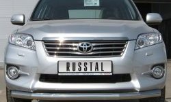 10 349 р. Одинарная защита переднего бампера Russtal 63 мм  Toyota RAV4  XA30 (2010-2013) 5 дв. 2-ой рестайлинг  с доставкой в г. Тамбов. Увеличить фотографию 4