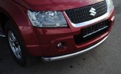 13 999 р. Одинарная защита переднего бампера SLITKOFF Suzuki Grand Vitara JT 5 дверей дорестайлинг (2005-2008)  с доставкой в г. Тамбов. Увеличить фотографию 3