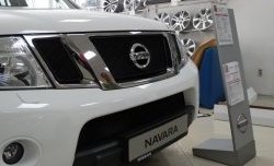 2 879 р. Сетка в решетку радиатора Russtal Nissan Pathfinder R51 рестайлинг (2009-2014) (черная)  с доставкой в г. Тамбов. Увеличить фотографию 2