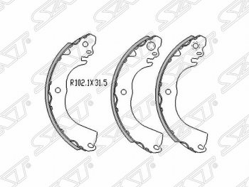 Колодки тормозные задние SAT Nissan AD Y12 дорестайлинг (2006-2016)