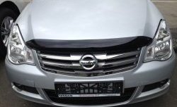 Дефлектор капота NovLine-Autofamily Nissan (Нисан) Almera (Альмера)  G15 (2012-2019) G15 седан