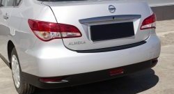 Накладка на задний бампер RA Nissan Almera G15 седан (2012-2019)