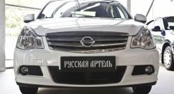 1 799 р. Защитная сетка решетки переднего бампера РА  Nissan Almera  G15 (2012-2019) седан  с доставкой в г. Тамбов. Увеличить фотографию 2