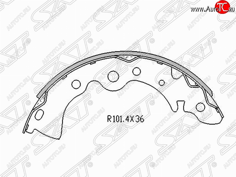 1 369 р. Колодки тормозные задние EURO SAT Nissan Almera Classic седан B10 (2006-2013)  с доставкой в г. Тамбов