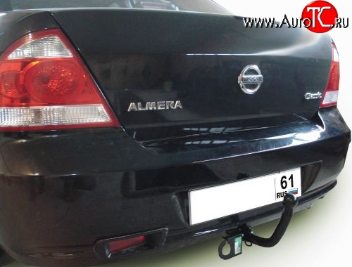 6 899 р. Фаркоп Лидер Плюс  Nissan Almera Classic  седан (2006-2013) B10 (Без электропакета)  с доставкой в г. Тамбов