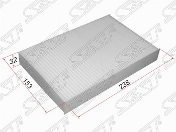 279 р. Фильтр салонный SAT (238х153х32 mm)  Nissan Juke  1 YF15 (2014-2020), Nissan Sentra  7 (2014-2017), Renault Fluence (2010-2016)  с доставкой в г. Тамбов. Увеличить фотографию 1