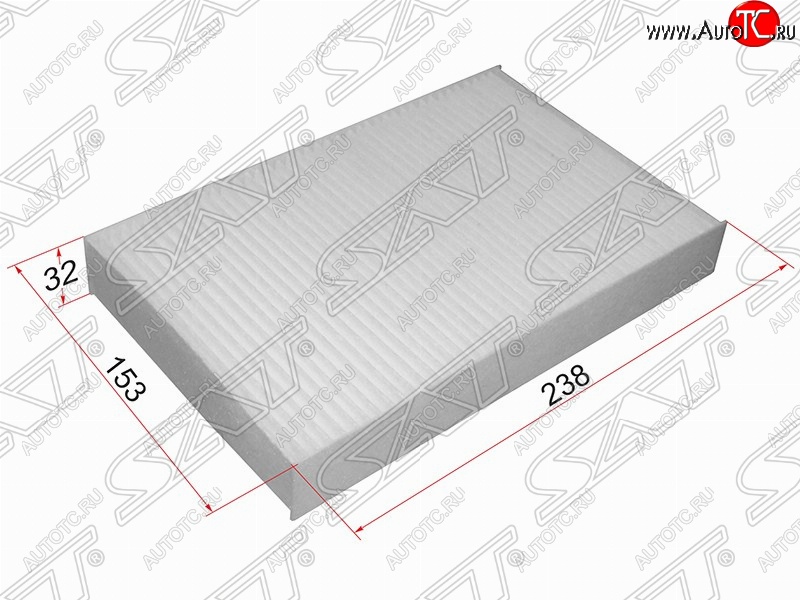 279 р. Фильтр салонный SAT (238х153х32 mm)  Nissan Juke  1 YF15 (2014-2020), Nissan Sentra  7 (2014-2017), Renault Fluence (2010-2016)  с доставкой в г. Тамбов