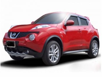 4 999 р. Накладка на передний бампер Impul-style Nissan Juke 1 YF15 дорестайлинг (2010-2014) (Неокрашенная)  с доставкой в г. Тамбов. Увеличить фотографию 1