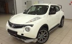 5 249 р. Решётка радиатора Impul Nissan Juke 1 YF15 дорестайлинг (2010-2014) (Неокрашенная)  с доставкой в г. Тамбов. Увеличить фотографию 4