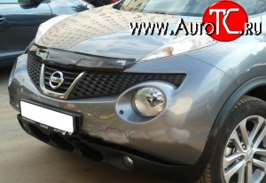 2 799 р. Дефлектор капота NovLine Nissan Juke 1 YF15 дорестайлинг (2010-2014)  с доставкой в г. Тамбов