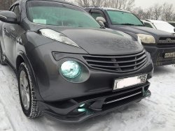 10 199 р. Решетка радиатора KENSTYLE Nissan Juke 1 YF15 дорестайлинг (2010-2014) (Неокрашенная)  с доставкой в г. Тамбов. Увеличить фотографию 2