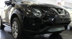 Сетка на бампер (рестайлинг) Russtal (хром) Nissan Juke 1 YF15 дорестайлинг (2010-2014)