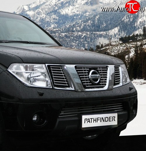 7 289 р. Декоративные вставки решетки радиатора Novline Nissan Pathfinder R51 дорестайлинг (2004-2007)  с доставкой в г. Тамбов