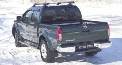 1 799 р. Накладки на борта кузова автомобиля RA  Nissan Navara  2 D40 (2004-2010) дорестайлинг (Задний откидной борт)  с доставкой в г. Тамбов. Увеличить фотографию 2