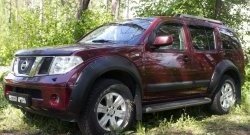 3 599 р. Молдинги дверей RA (узкие, комплект)  Nissan Pathfinder  R51 (2004-2014) дорестайлинг, рестайлинг (Поверхность глянец (под окраску), Неокрашенные)  с доставкой в г. Тамбов. Увеличить фотографию 4