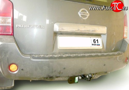 7 849 р. Фаркоп Лидер Плюс (2000 кг)  Nissan Pathfinder  R51 (2004-2014) дорестайлинг, рестайлинг (Без электропакета)  с доставкой в г. Тамбов