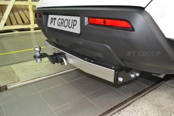 19 689 р. Фаркоп Petroil Tuning (съемный квадрат)  Nissan Pathfinder  R53 (2021-2025) (с нержавеющей накладкой)  с доставкой в г. Тамбов. Увеличить фотографию 5