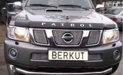 Декоративная вставка решетки радиатора Berkut Nissan Patrol 5 Y61 2-ой рестайлинг (2004-2010)