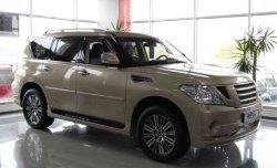 12 049 р. Молдинги (накладки на двери) Impul Nissan Patrol 6 Y62 дорестайлинг (2010-2014) (Неокрашенные)  с доставкой в г. Тамбов. Увеличить фотографию 12