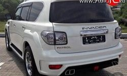 24 249 р. Спойлер Invader Style Nissan Patrol 6 Y62 дорестайлинг (2010-2014) (Неокрашенный)  с доставкой в г. Тамбов. Увеличить фотографию 2