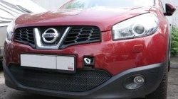 2 349 р. Сетка на бампер Novline Nissan Qashqai 1 J10 рестайлинг (2010-2013)  с доставкой в г. Тамбов. Увеличить фотографию 1