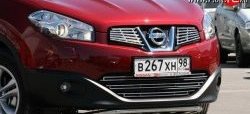 4 229 р. Декоративные вставки решетки радиатора Novline  Nissan Qashqai  1 (2010-2013) J10 рестайлинг  с доставкой в г. Тамбов. Увеличить фотографию 1