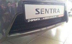 1 799 р. Сетка на бампер Novline Nissan Sentra 7 B17 (2014-2017)  с доставкой в г. Тамбов. Увеличить фотографию 1