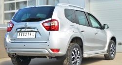 11 449 р. Одинарная защита заднего бампера из трубы диаметром 42 мм SLITKOFF Nissan Terrano D10 дорестайлинг (2013-2016)  с доставкой в г. Тамбов. Увеличить фотографию 4