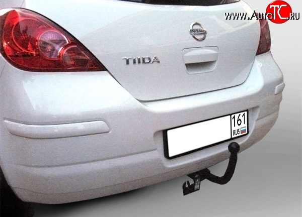 18 809 р. Фаркоп (рестайлинг) NovLine Nissan Tiida 1 хэтчбек C11 рестайлинг (2010-2014)  с доставкой в г. Тамбов