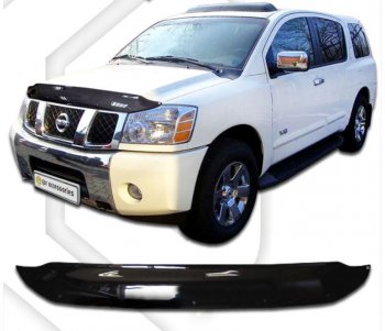 Дефлектор капота CA-Plastiс Nissan (Нисан) titan (титан) (2003-2015)