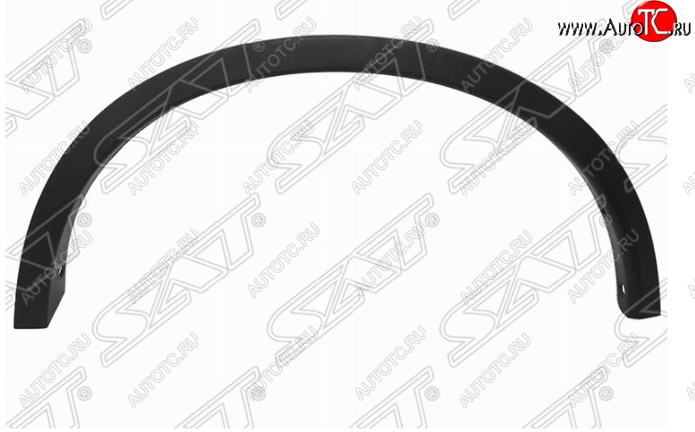 1 459 р. Молдинг арки крыла SAT (Задний, левый) Nissan X-trail 3 T32 дорестайлинг (2013-2018) (Неокрашенный)  с доставкой в г. Тамбов