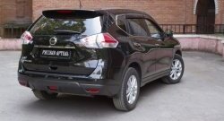 1 599 р. Защитная накладка на задний бампер RA  Nissan X-trail  3 T32 (2013-2022) дорестайлинг, рестайлинг  с доставкой в г. Тамбов. Увеличить фотографию 2