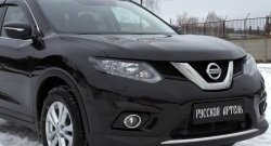 729 р. Реснички на фары RA Nissan X-trail 3 T32 дорестайлинг (2013-2018) (Неокрашенные)  с доставкой в г. Тамбов. Увеличить фотографию 4