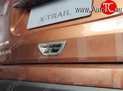 2 399 р. Накладка на ручку багажника СТ Nissan X-trail 3 T32 рестайлинг (2017-2022)  с доставкой в г. Тамбов