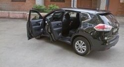 1 749 р. Накладки порожков салона RA Nissan X-trail 3 T32 рестайлинг (2017-2022) (Комплект (4 шт.))  с доставкой в г. Тамбов. Увеличить фотографию 3