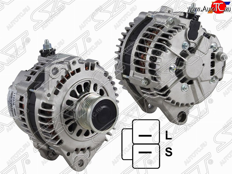 14 599 р. Генератор SAT (12V, 110A, 2,0 QR20DE / 2,5 QR25DE) Nissan X-trail 1 T30 дорестайлинг (2000-2003)  с доставкой в г. Тамбов