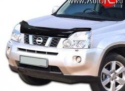 Дефлектор капота NovLine Nissan X-trail 2 T31 дорестайлинг (2007-2011)