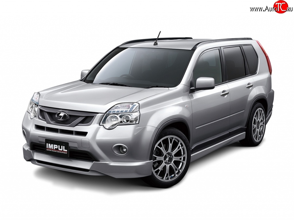 12 049 р. Решётка радиатора Impul Nissan X-trail 2 T31 рестайлинг (2010-2015) (Неокрашенная)  с доставкой в г. Тамбов