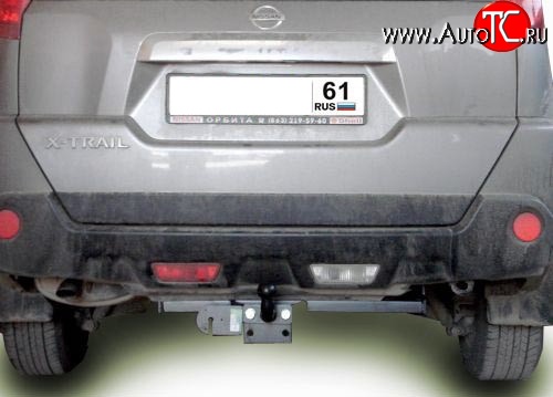 11 299 р. Фаркоп Лидер Плюс (до 2000 кг)  Nissan X-trail  2 T31 (2007-2011) дорестайлинг (Без электропакета)  с доставкой в г. Тамбов