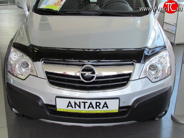 4 599 р. Дефлектор капота NovLine Opel Antara рестайлинг (2010-2015)  с доставкой в г. Тамбов