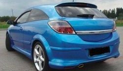 Накладка на задний бампер OPC-Line Opel Astra H GTC хэтчбек 3 дв. рестайлинг (2006-2011)