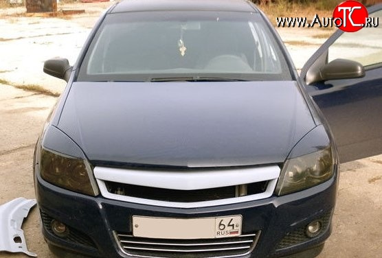 5 399 р. Решётка радиатора Style Opel Astra H хэтчбек 5дв дорестайлинг (2004-2007) (Неокрашенная)  с доставкой в г. Тамбов