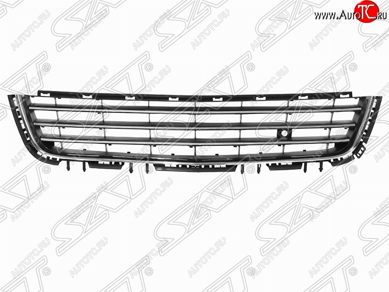 3 999 р. Решётка в передний бампер (с хром молдингами ) SAT Opel Astra H хэтчбек 5дв дорестайлинг (2004-2007)  с доставкой в г. Тамбов