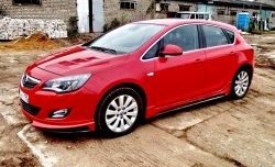 3 999 р. Накладка Sport на передний бампер Opel Astra J хэтчбек 5 дв.  рестайлинг (2012-2017) (Неокрашенная)  с доставкой в г. Тамбов. Увеличить фотографию 5