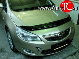 2 879 р. Дефлектор капота NovLine Opel Astra J хэтчбек 5 дв.  рестайлинг (2012-2017)  с доставкой в г. Тамбов